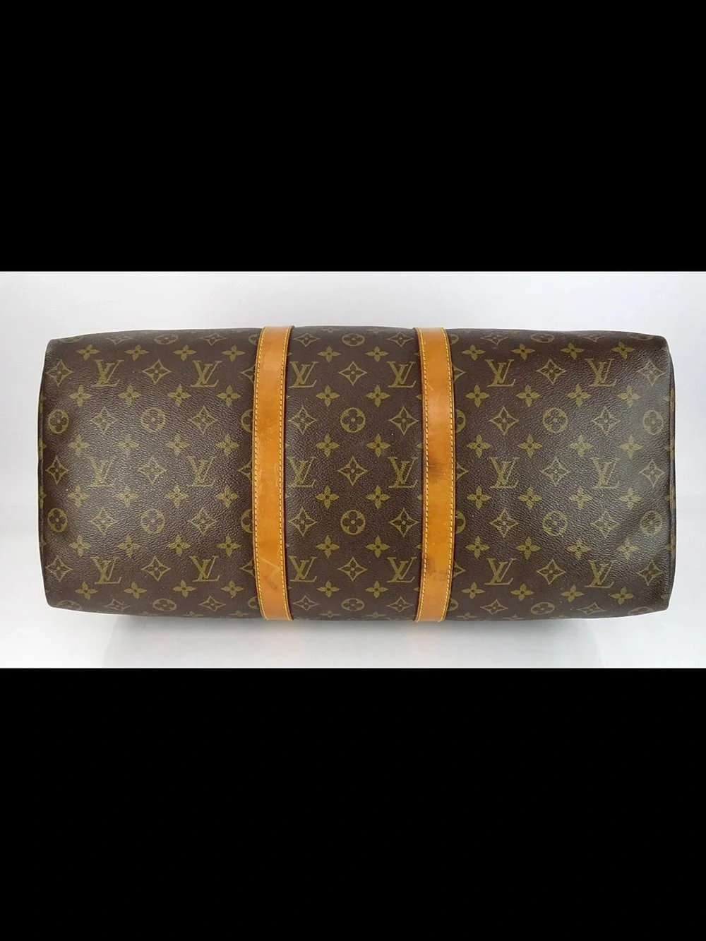 Louis Vuitton Monogram Canvas Duffle Bag in Brown and Tan